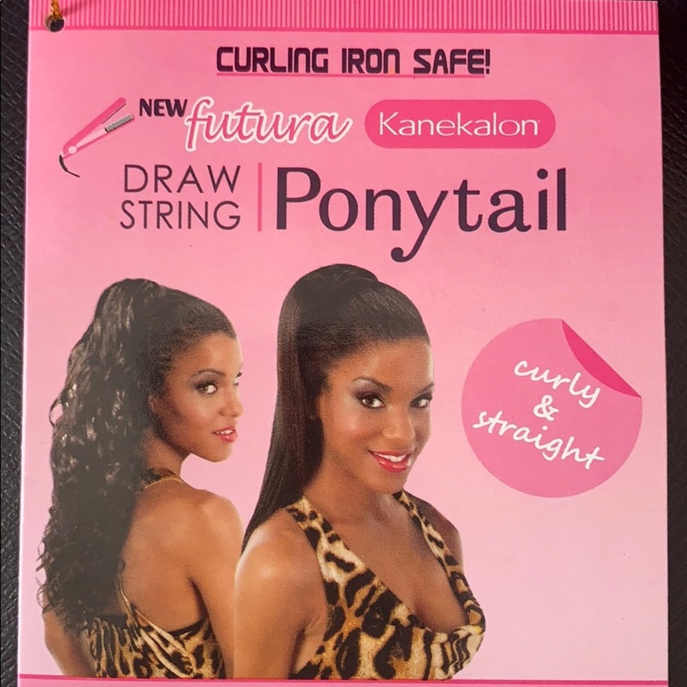 NWT Vivica A. Fox 31” Straight Drawstring Ponytail